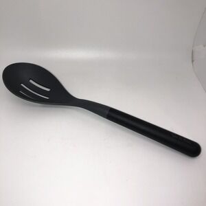 Sur La Table Slotted Spoon Gray Black Utensil Nonstick Nylon Durable 13"